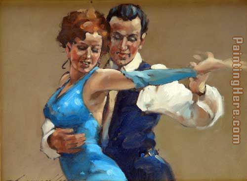 Dance the Night Away painting - Flamenco Dancer Dance the Night Away art painting